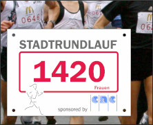Startnummern für Laufveranstaltungen